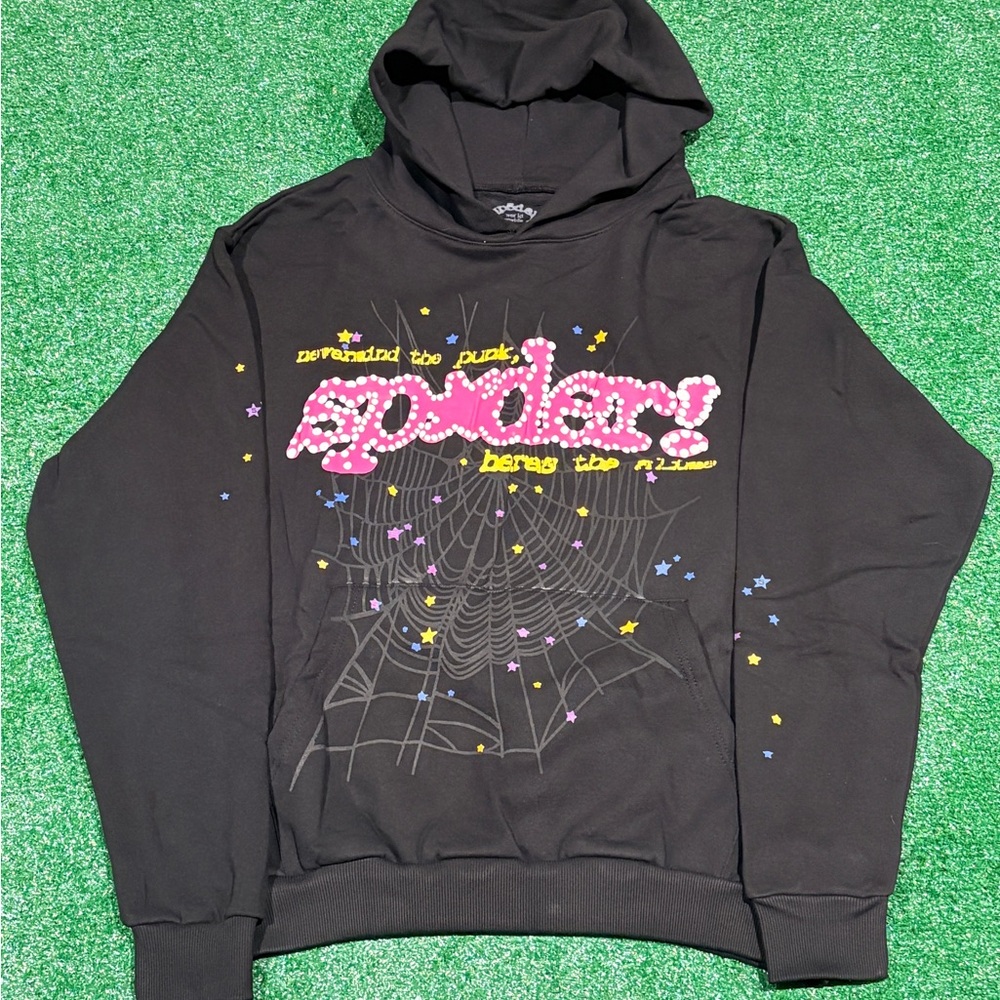 Black and Pink “Spider” Hoodie